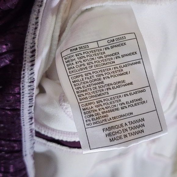 Nike White and Purple Sports Tank - Picture 4 of 6